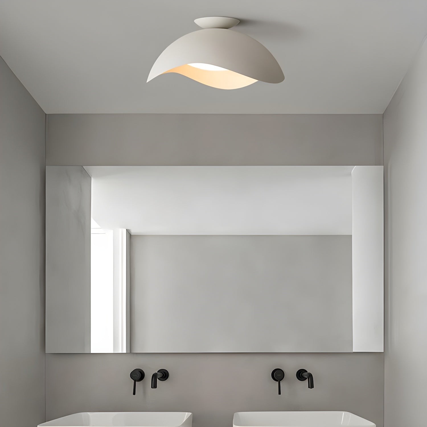 Simple Wave Ceiling Light M507