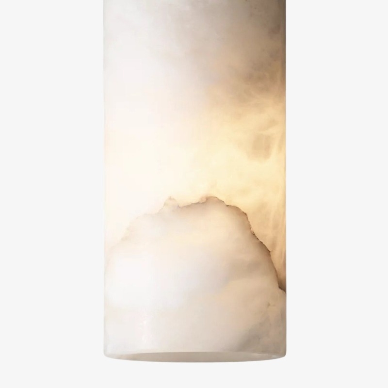 Lumastera Natural Stone Texture Cylindrical Pendant Lamp - Luxury Lamp for Living Room T1220