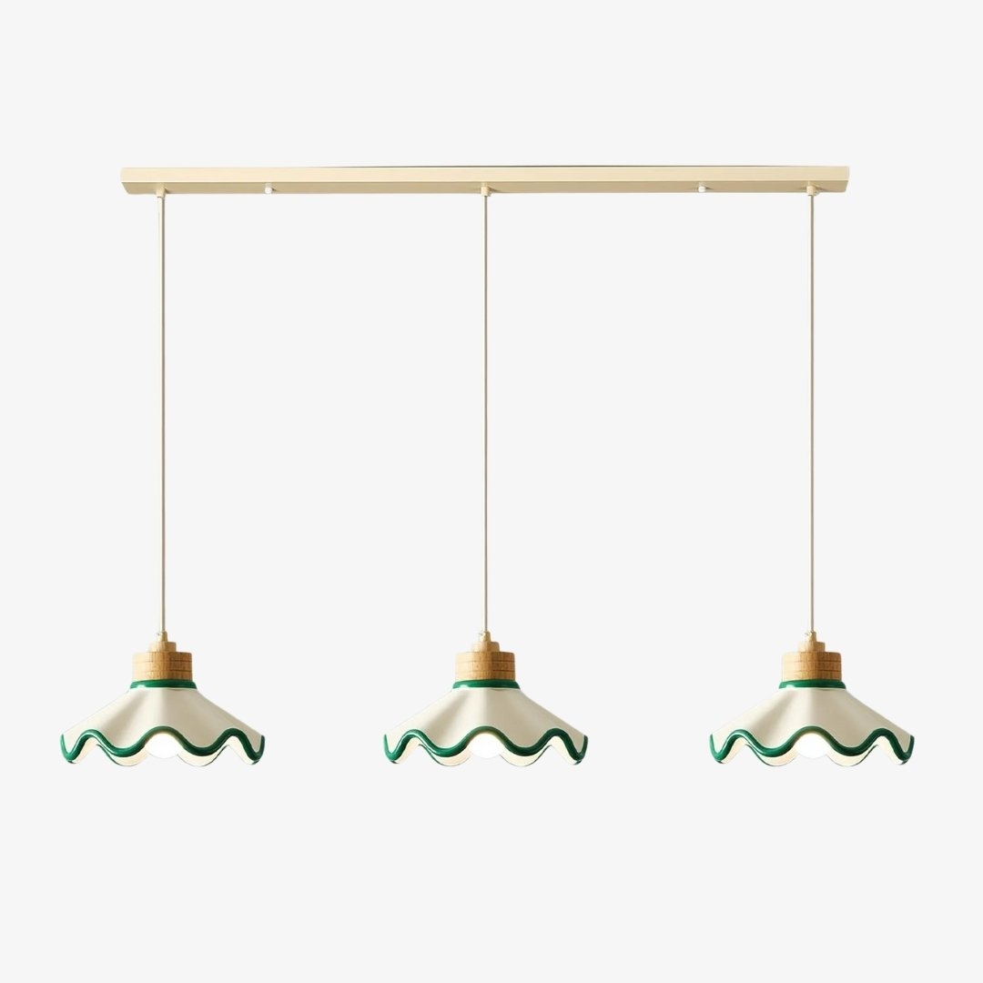 Moliro Modern Wavy Pendant Lamp – Minimalist Hanging Light T515