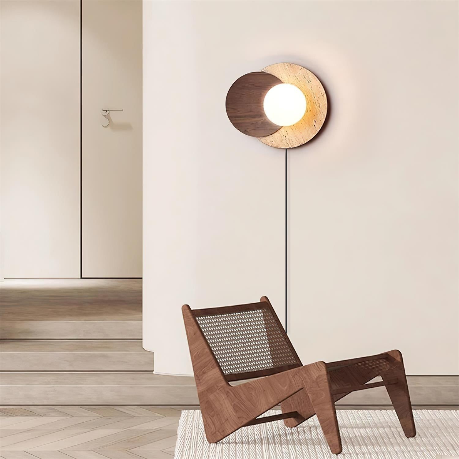 Wabi-sabi Eclipse Plug-In Wall Lamp M439