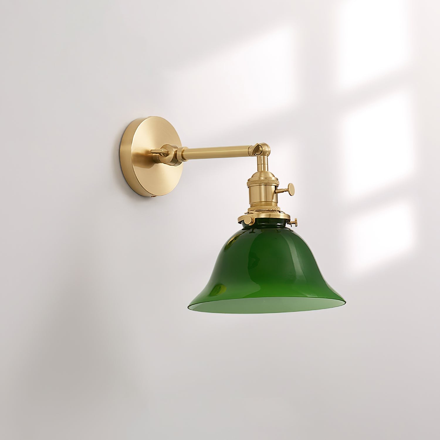 Personalized Green Bell-Shaped Wall Lamp M154