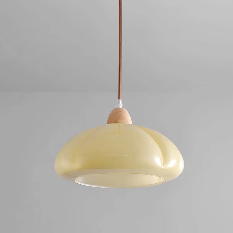Nordic Retro Pumpkin Glass Pendant Lamp S134