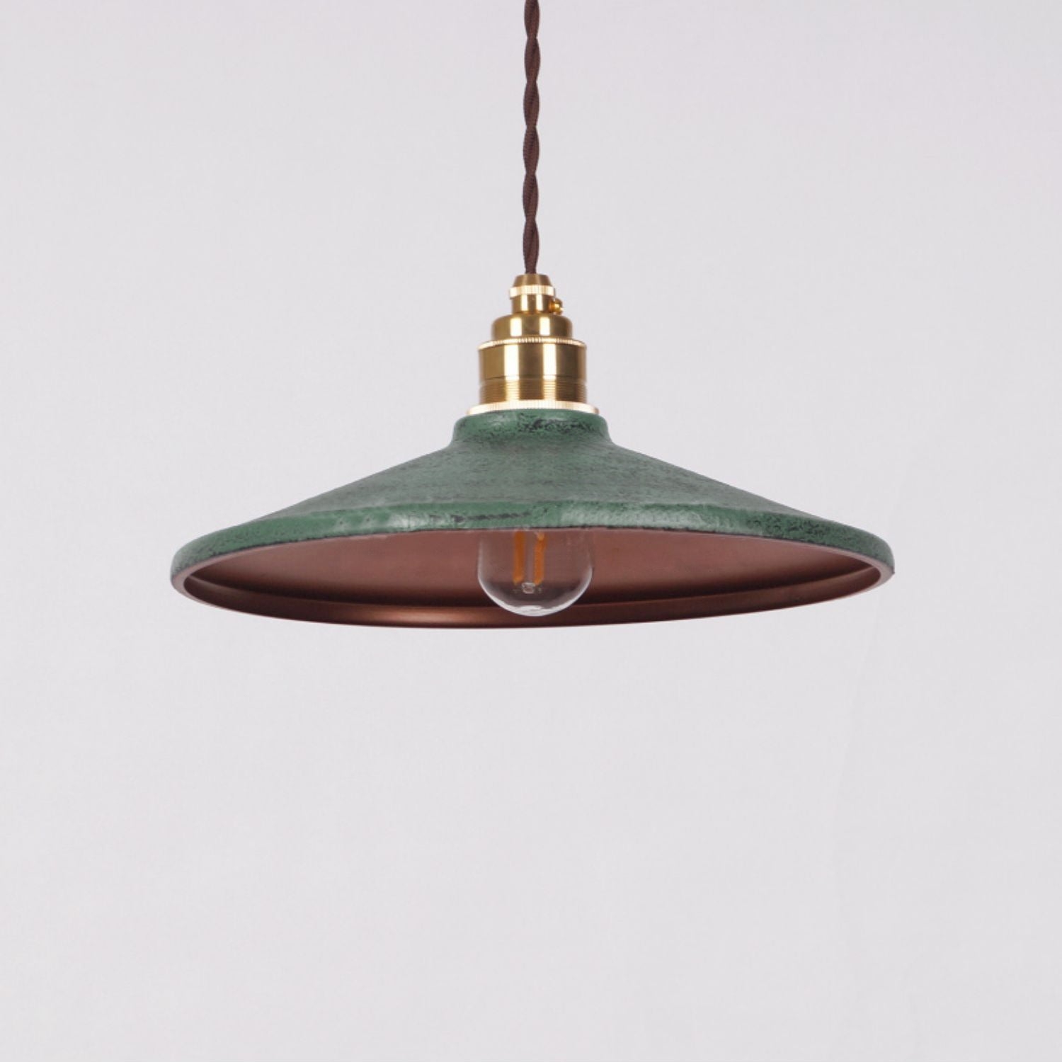 Rustic Saucer Shade Pendant Light T1700