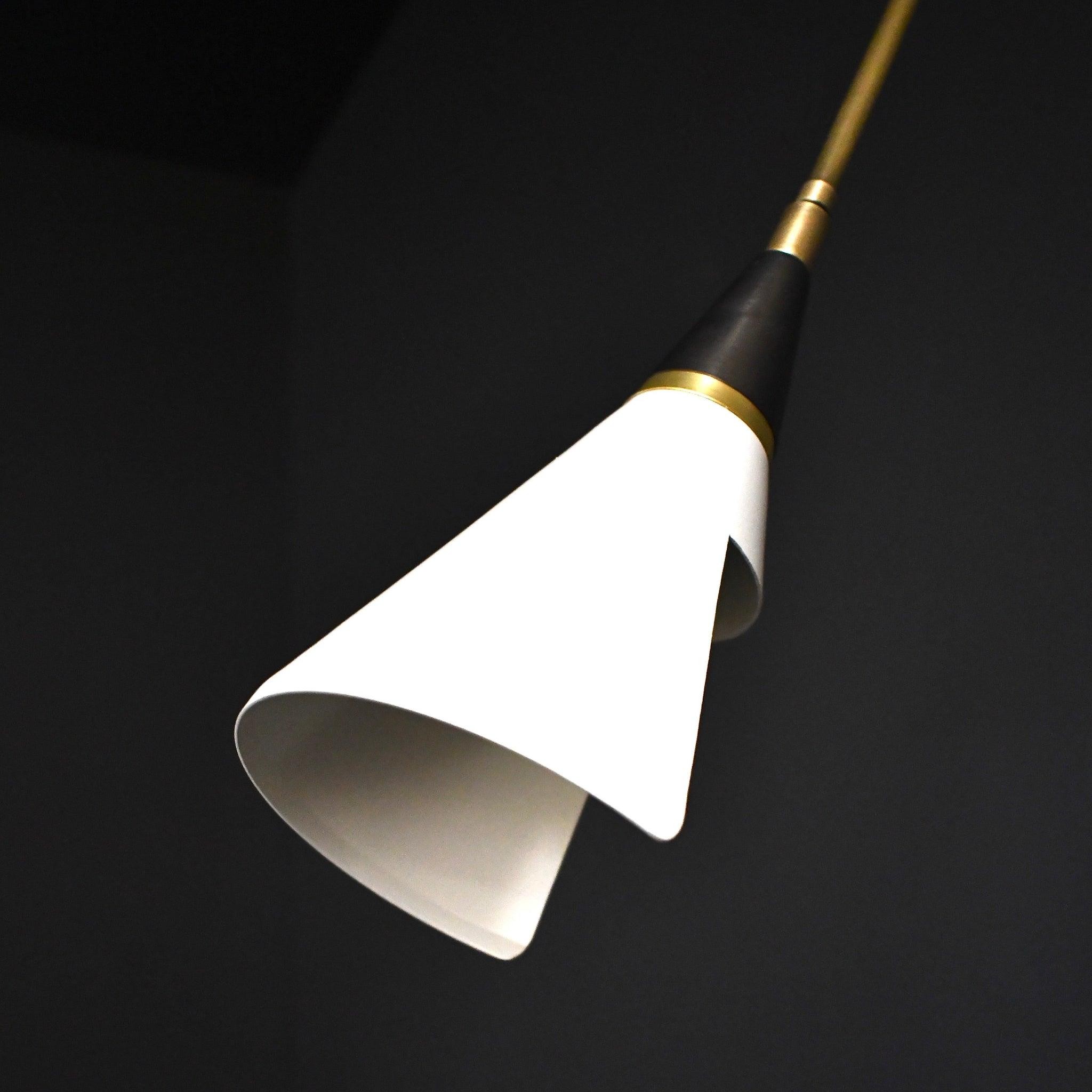 Vintage Metal Adjustable Swing Arm Wall Lamp G37