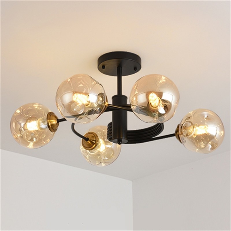 Globe Combination Pendant Lamp