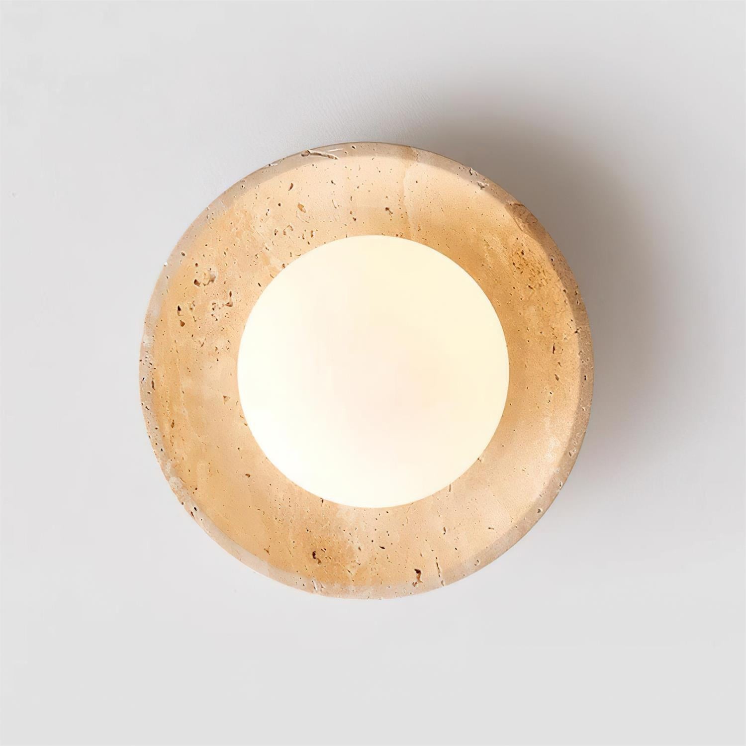 Lime Cavities Ceiling Lamp P050
