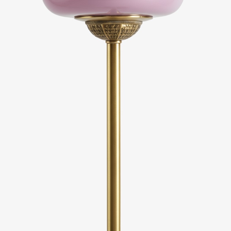 Eloise Pumpkin Glass Floor Lamp - Retro Lighting for Living Room T1169