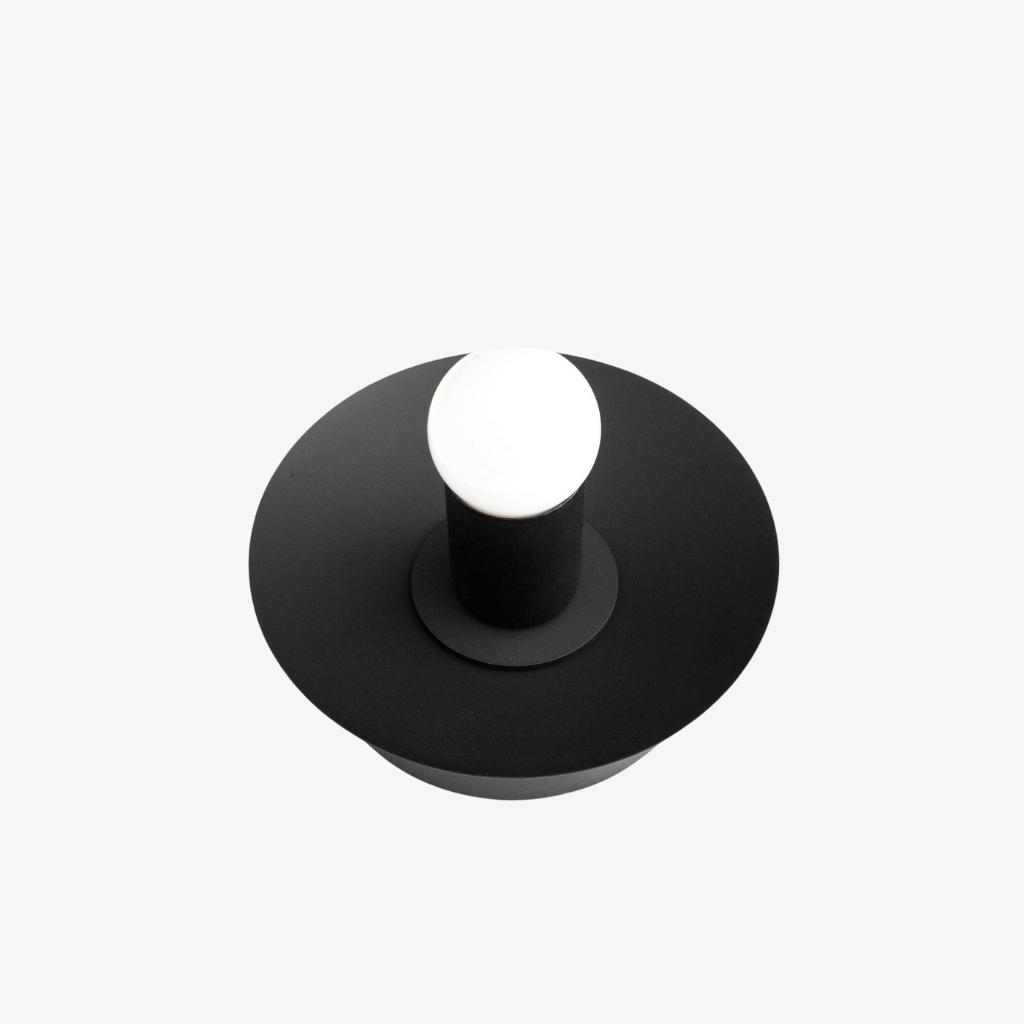 Radiro Globe Brass and Black Wall Light - Minimalist Scandinavian Sconce T296