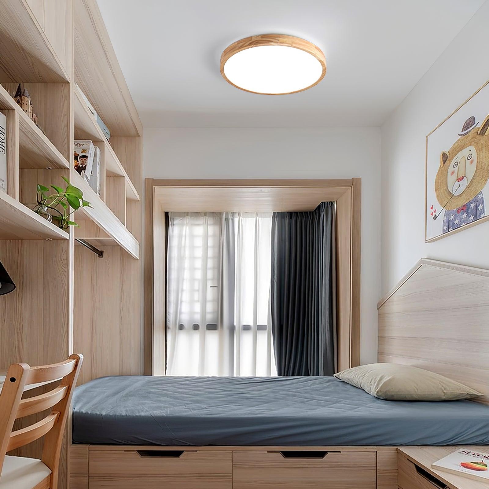 Wooden Geometric Ceiling Light M194