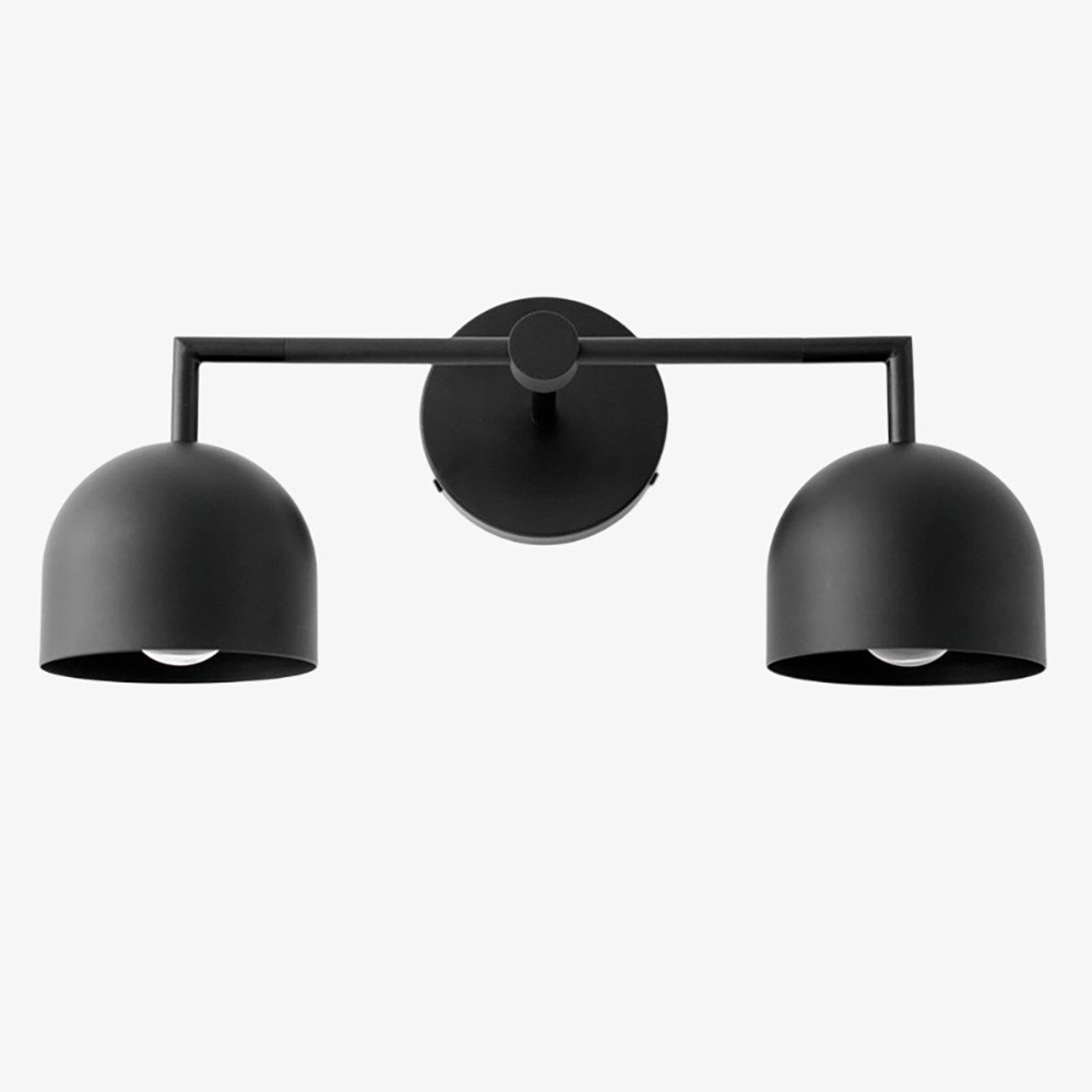 Metio Dome Farmhouse Wall Lamp - Metal Bathroom Mirror Sconce Light T450