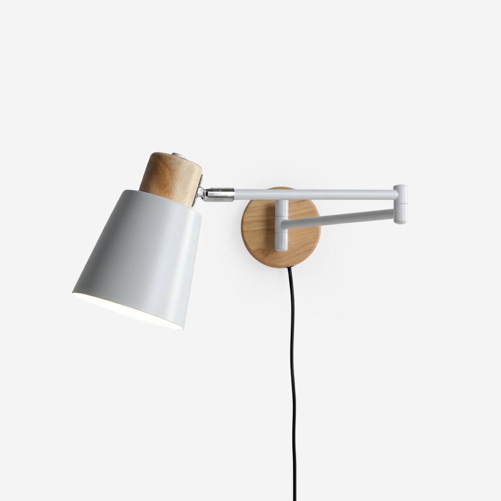 Collin Adjustable Plug In Wall Lamp T1489