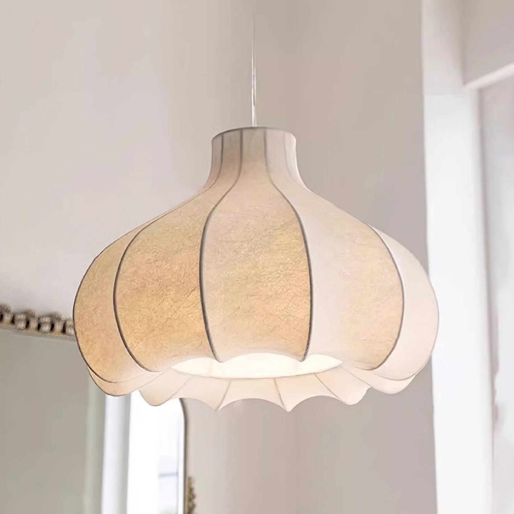 Onion Bubble Silk Pendant Lamp M434