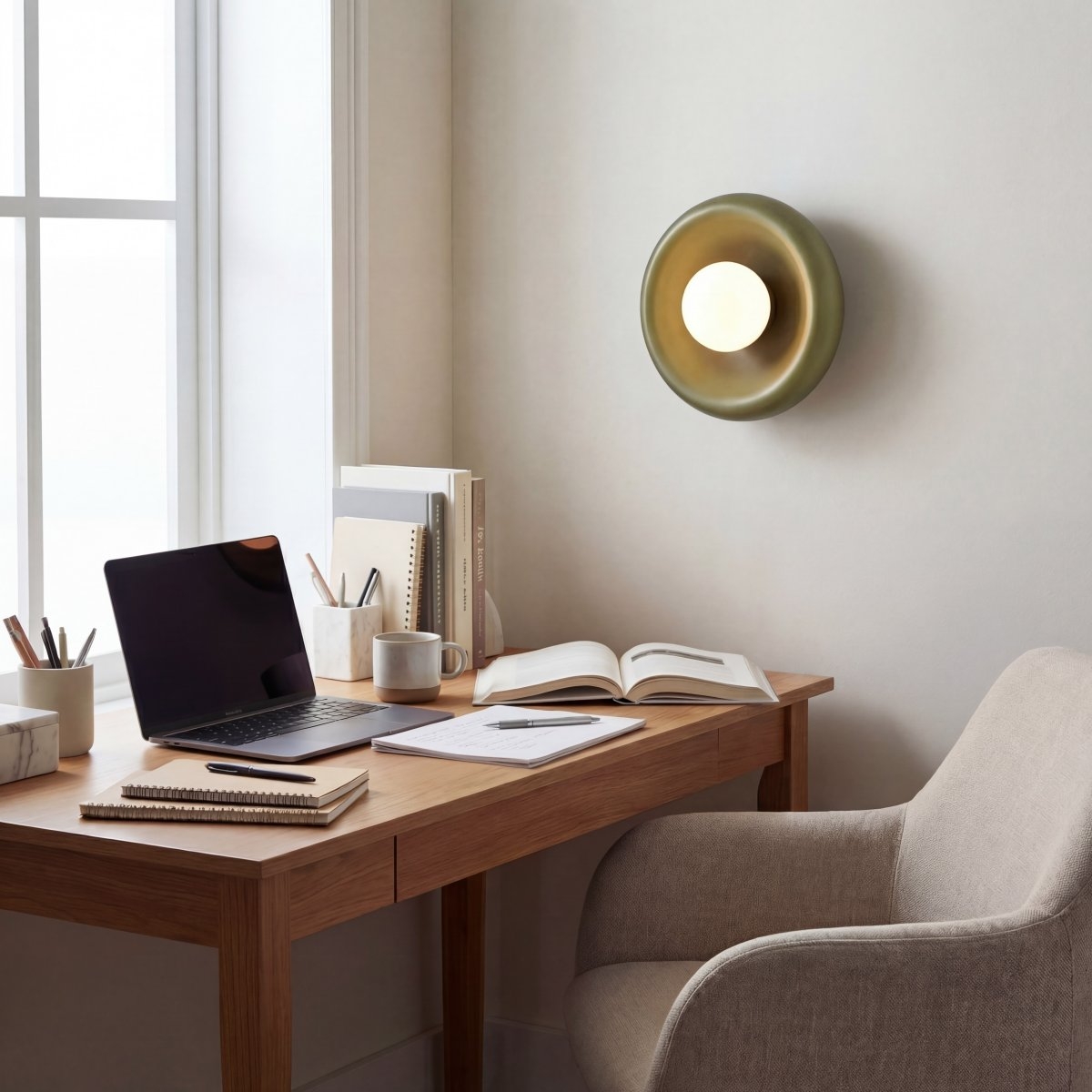 Zerune Colorful Art Donut Wall Light - Modern Artistic Lighting for Hallway T1217