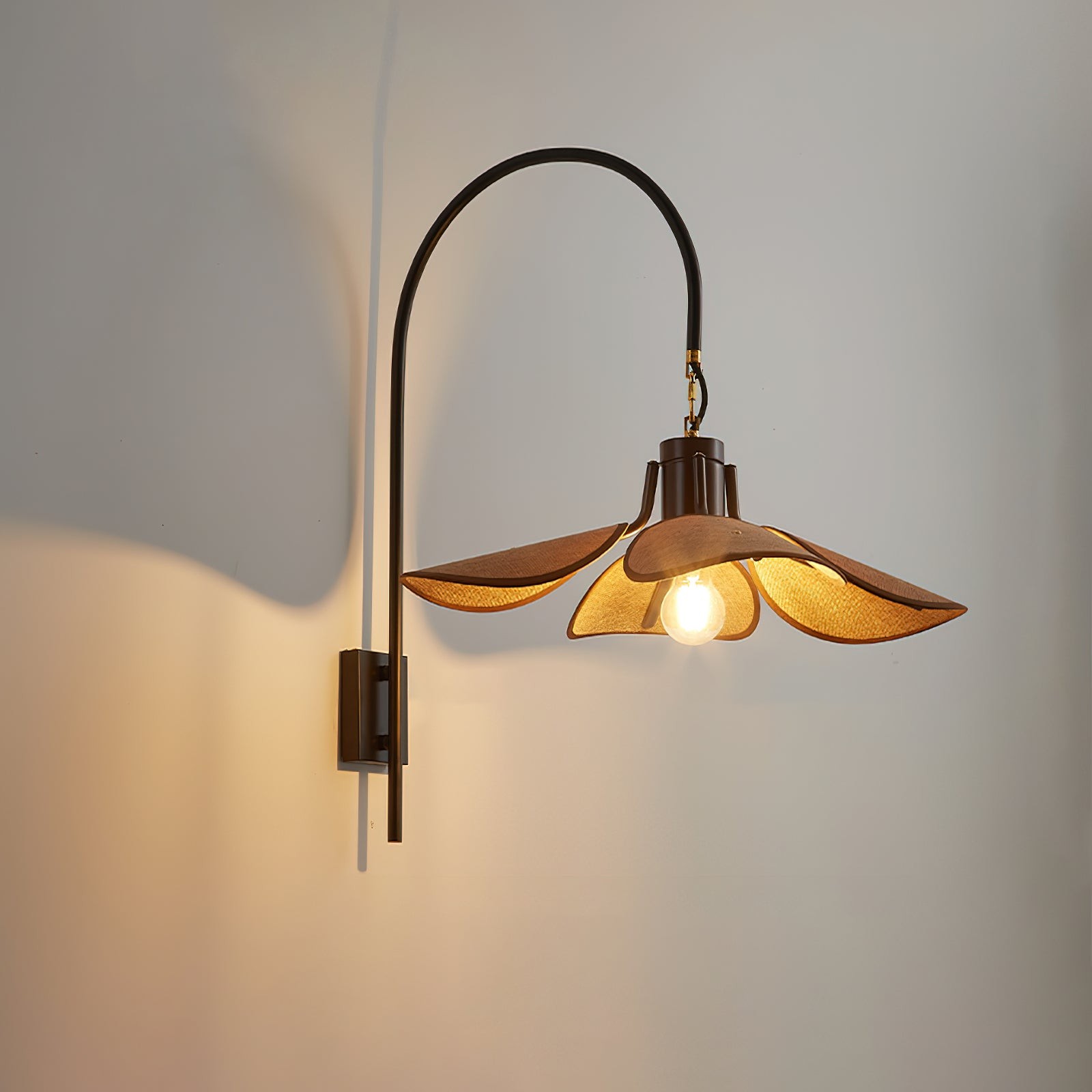 Retro Wabi-Sabi Style Petal Bloom Wall Lamp M517