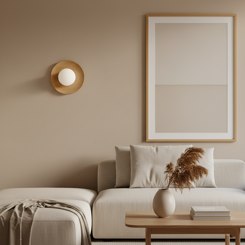Nordic Minimalist Natural Wood LED Wall Light T2004