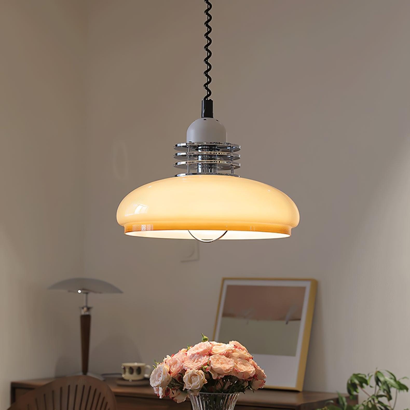 Nordic Cream Retractable Pendant Lamp M203
