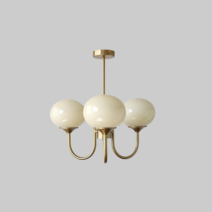 Bauhaus Glass Ball Marshmallow Chandelier S200