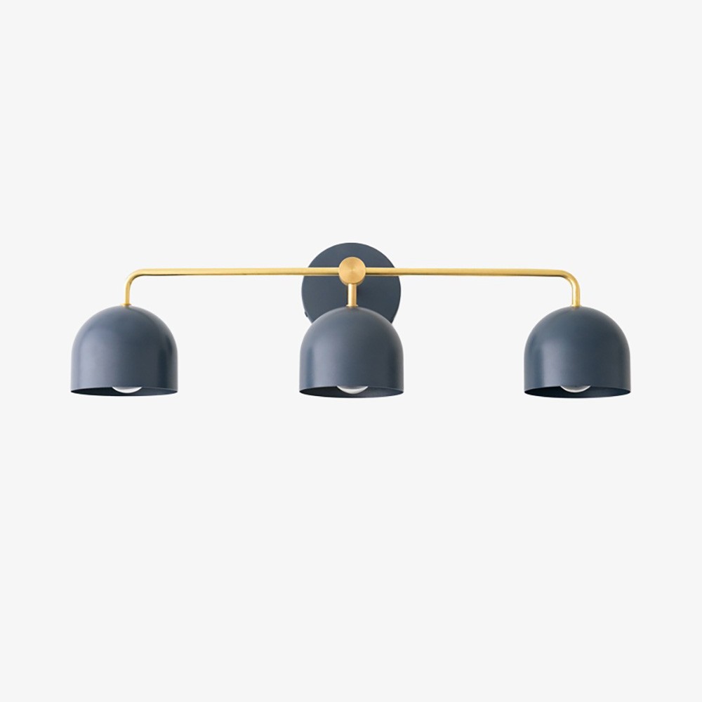 Metio Dome Farmhouse Wall Lamp - Metal Bathroom Mirror Sconce Light T450