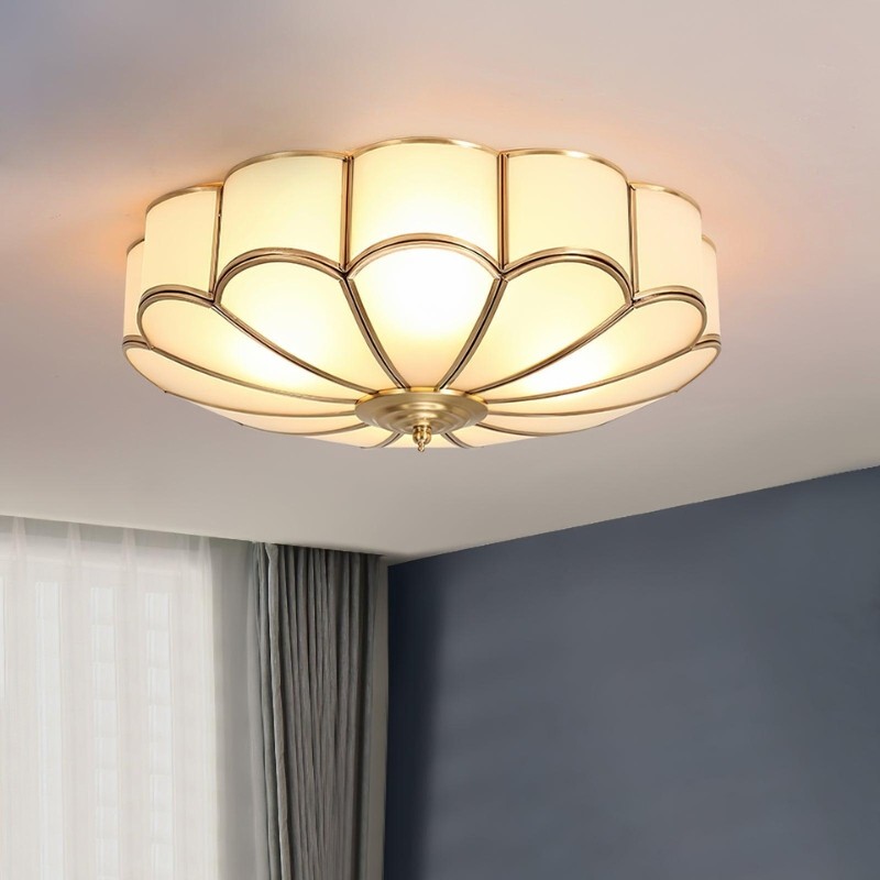 Flower Shape Glass Recessed Ceiling Light S166
