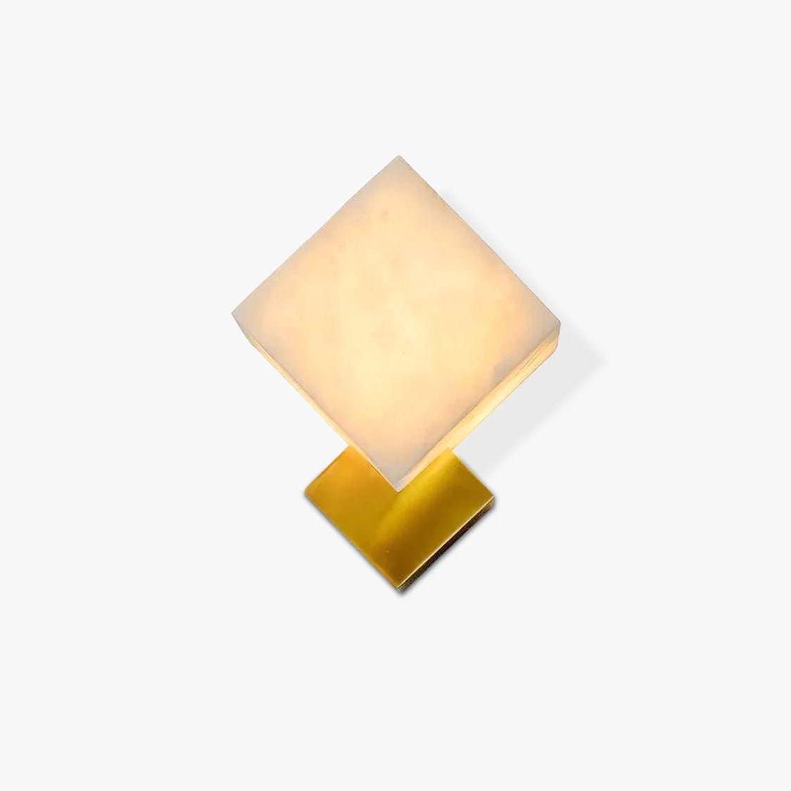 Block Alabaster Wall Sconce T1611
