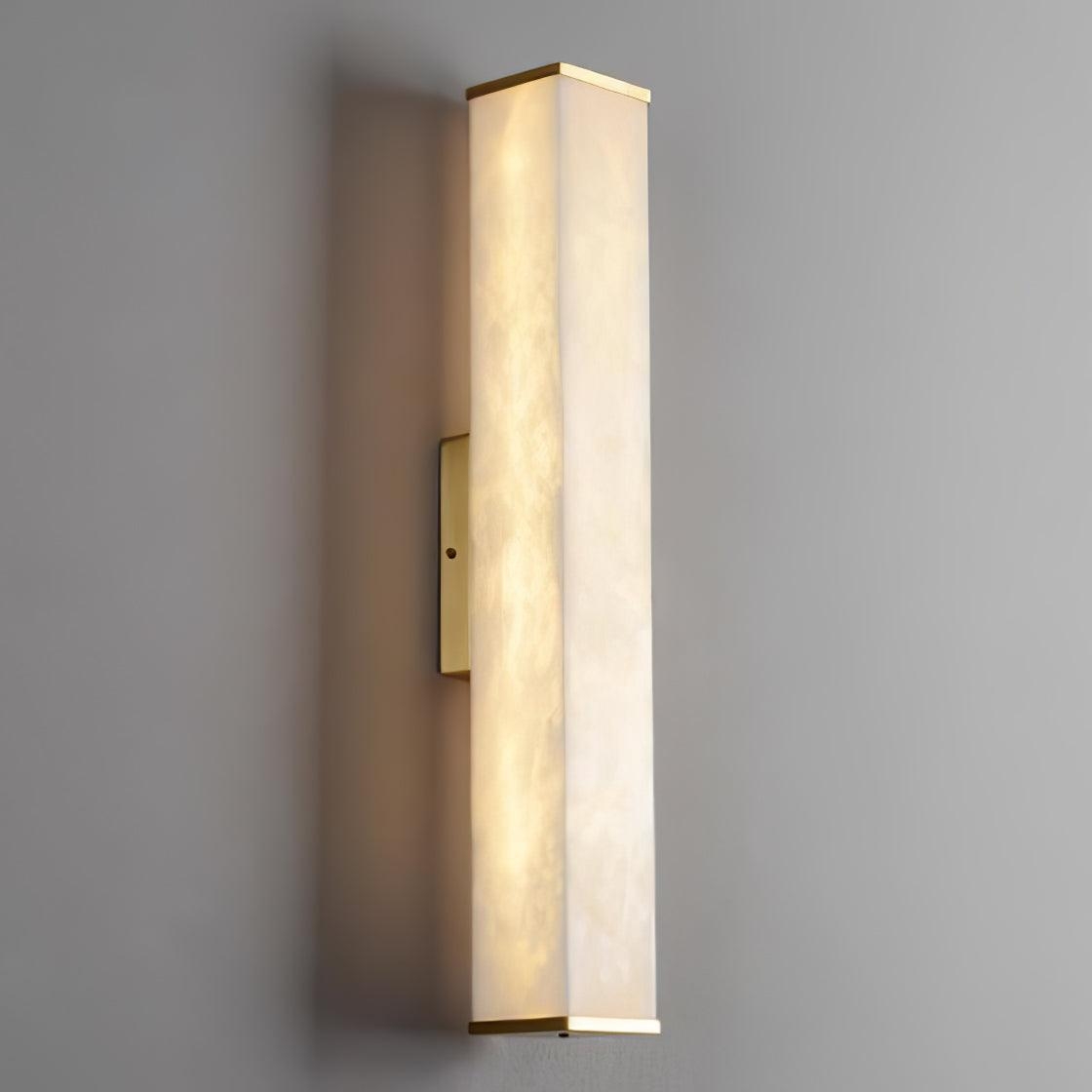 Cuboid Alabaster Wall Light T1622