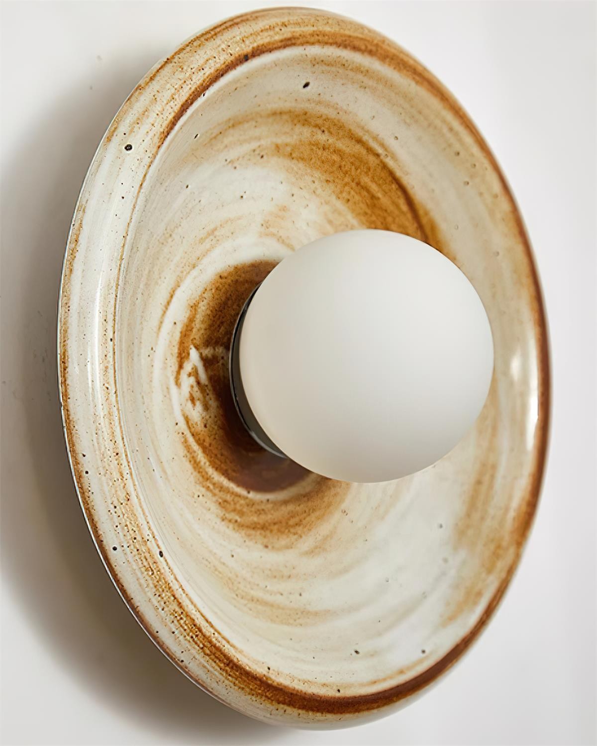 Round Ceramic Track Wall Lamp M121