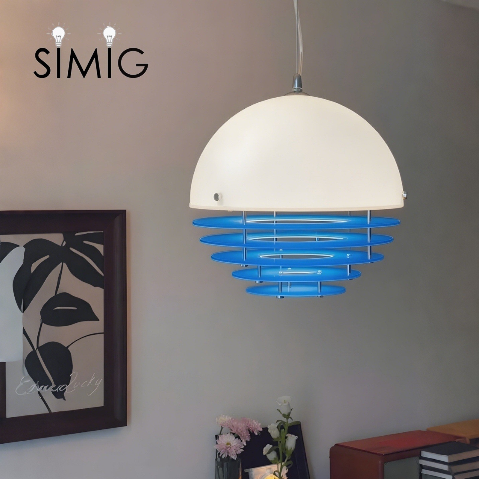 Bauhaus Sunset Pendant Lamp - Warm Ambient Lighting for Living Room S213