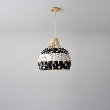 Nordic Rattan Creative Hanging Pendant Light