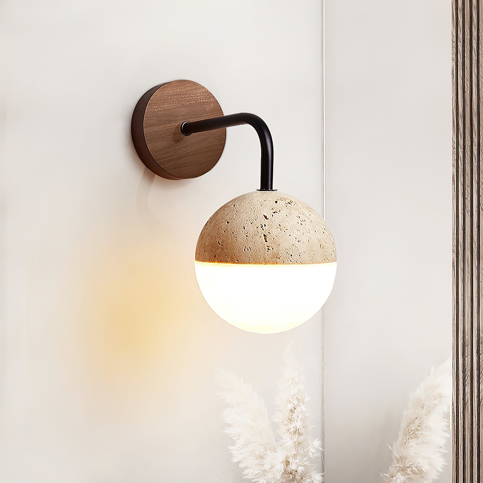 Tia Travertine Wall Lamp T1886