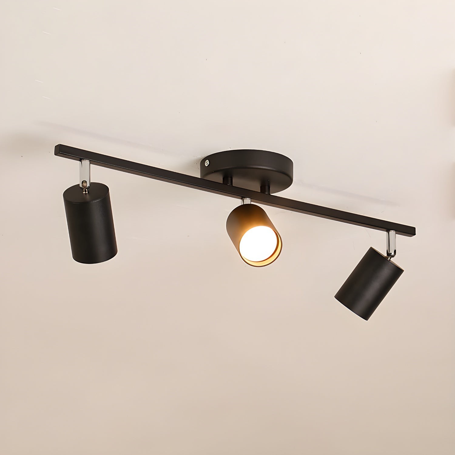 Row Of Multi-Head Metal Ceiling Lights M555
