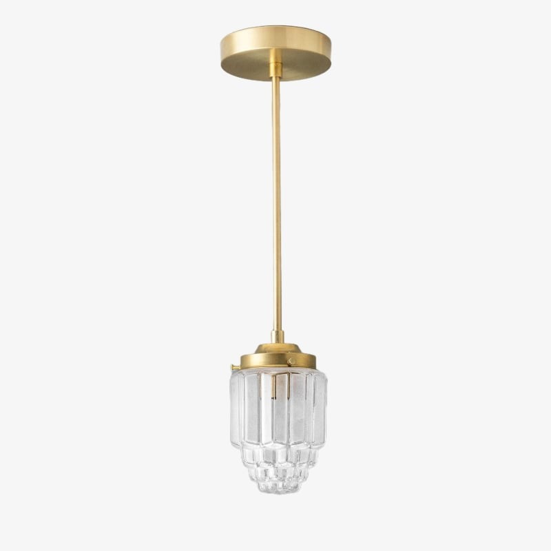 Tierlux Glass Pendant Light - Art Deco Globe Design T347