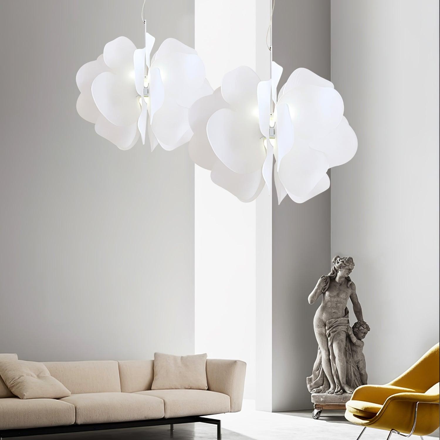 Modern Plastic Flower Design Pendant Lamp M527