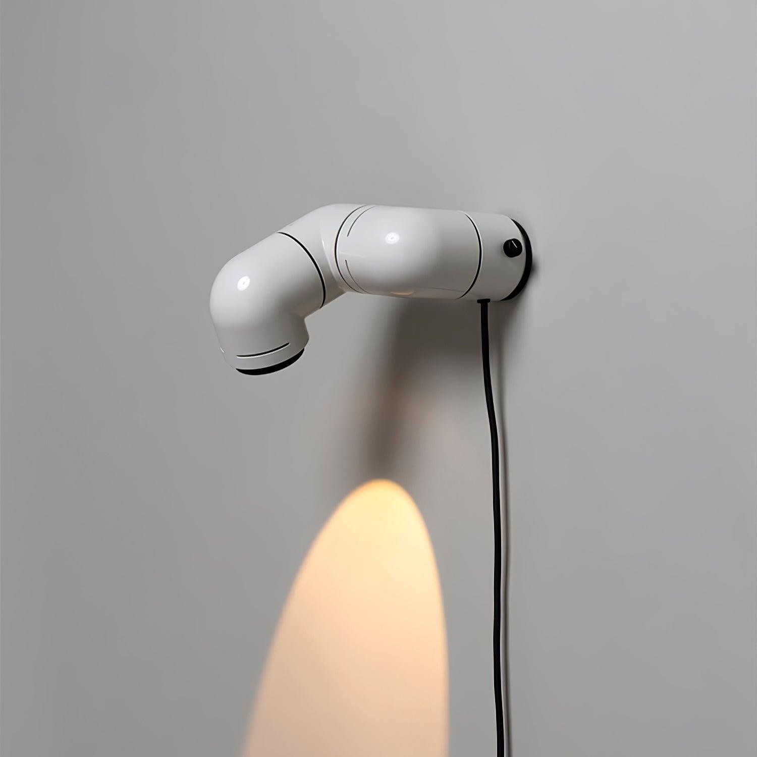 Red Tubular Table Lamp Suitable For Bedroom M504