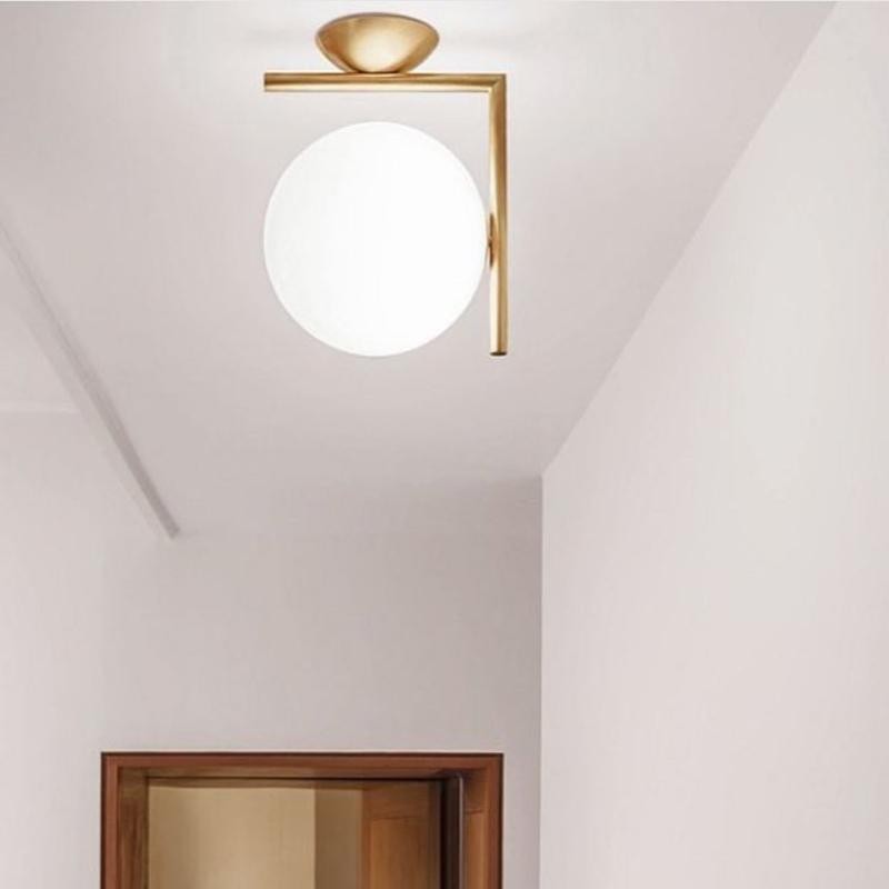 Iscalia Wall/Ceiling Light – Globe Design for Living Room