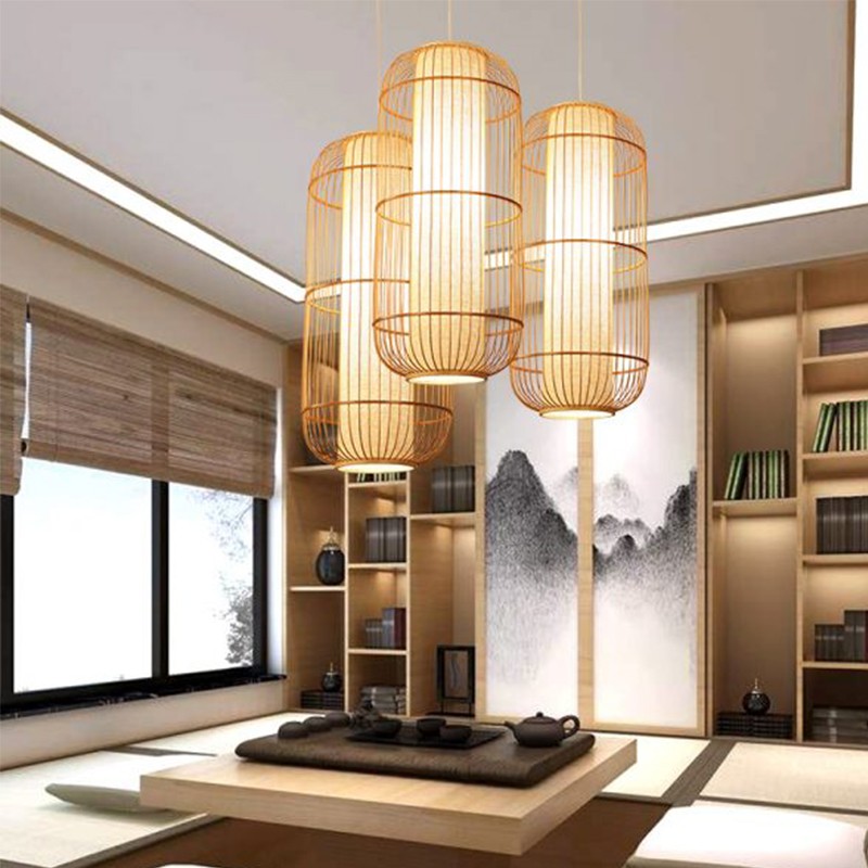 CAGE Wooden Pendant Light