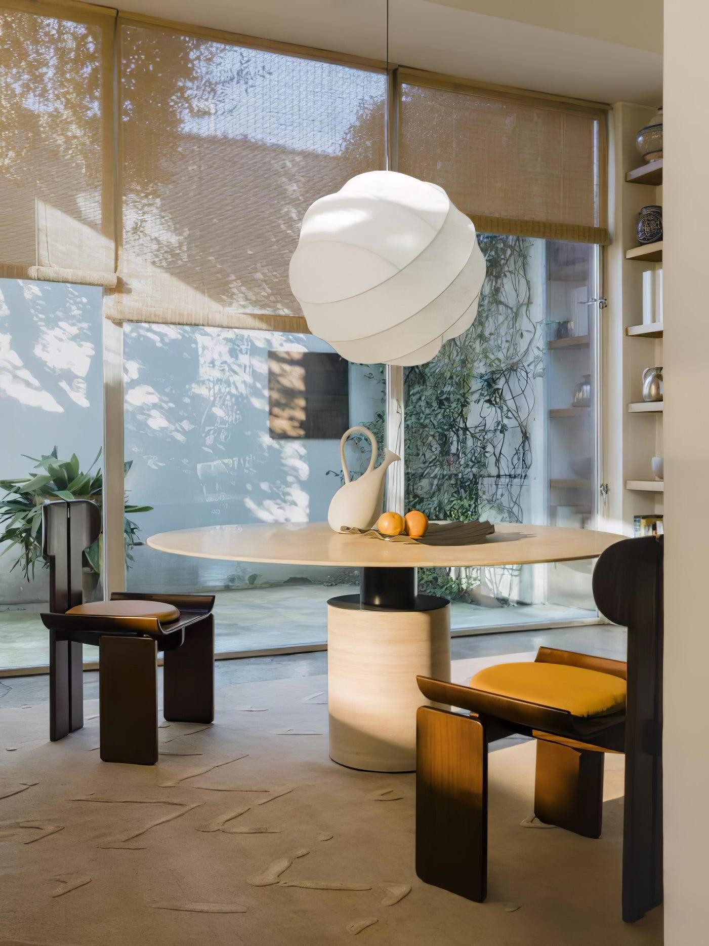 Wabi-Sabi Style Fiber Cocoon Pendant Lamp M400