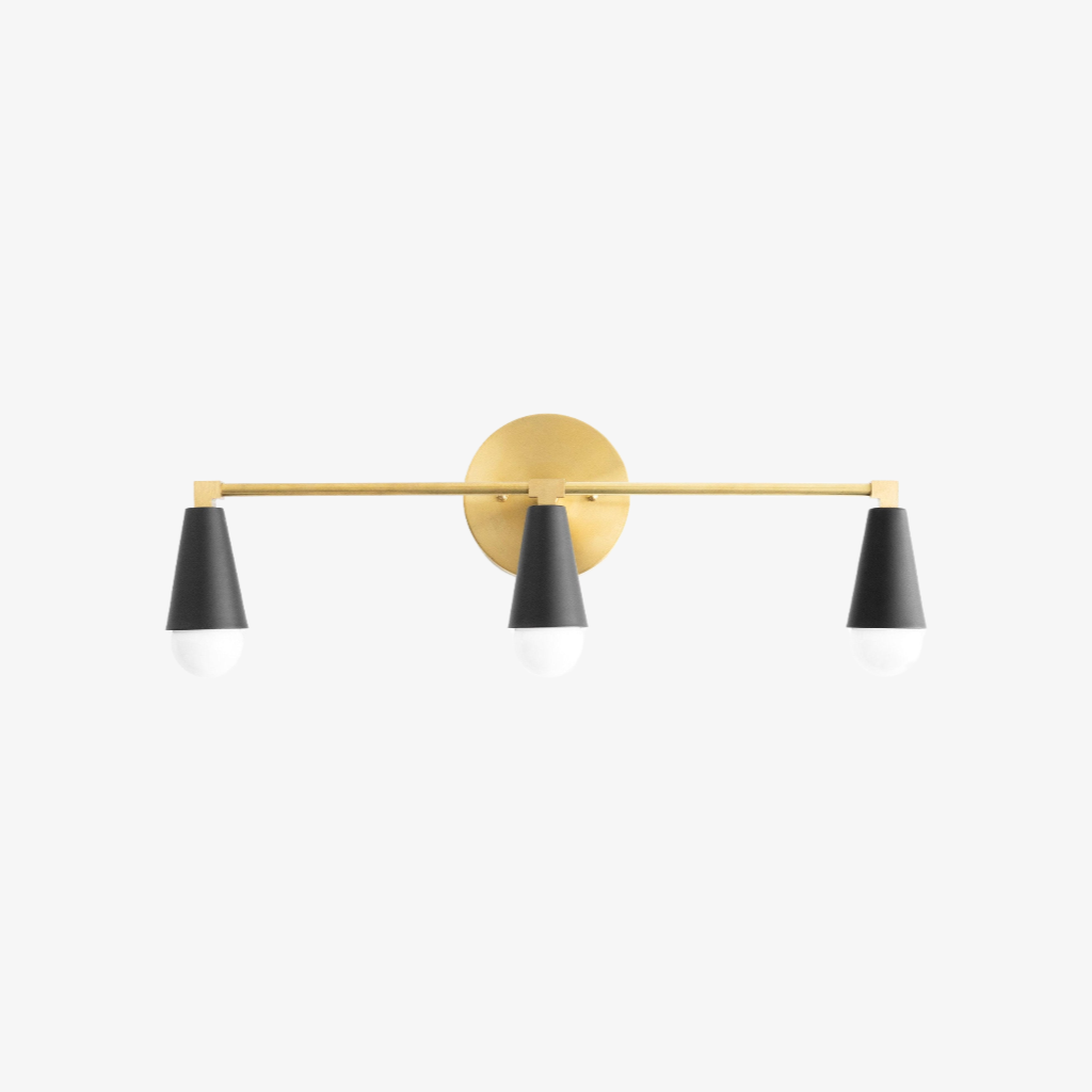 Pyralis Cone 3 Light Vanity Light - Modern Sconce T301