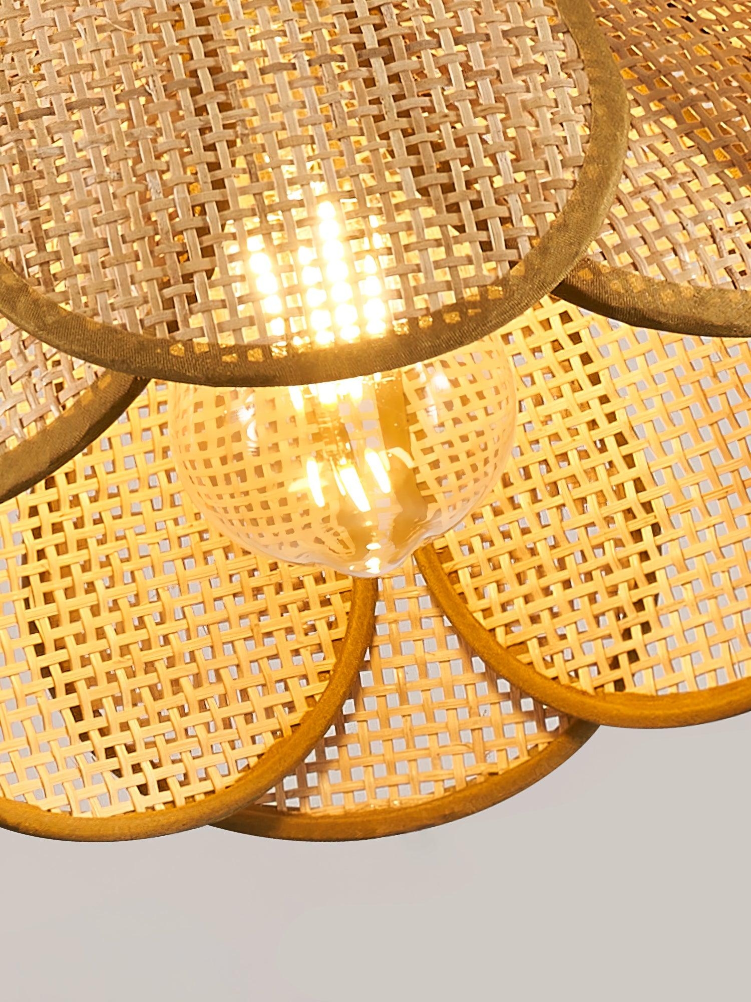 Bloom Rattan Pendant Lamp T1582