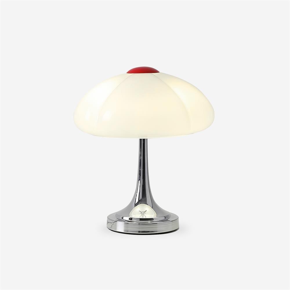 Cream Style Glass Mushroom Table Lamp M220