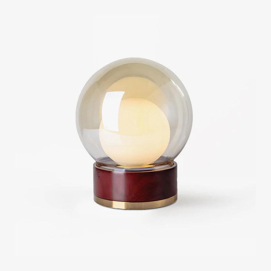 Simple Creative Wood Orb Table Lamp M423