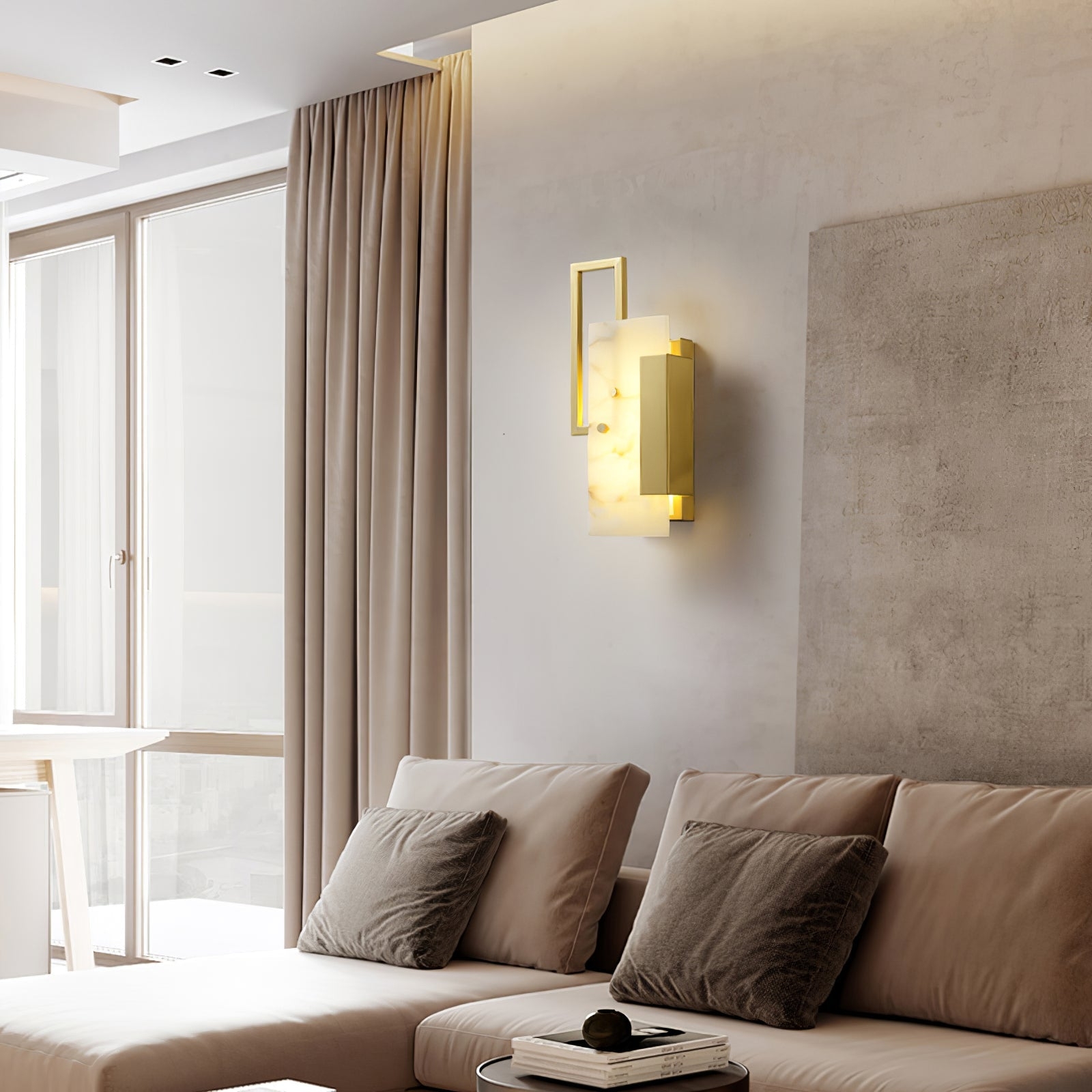 Althea Alabaster Wall Sconce T1620