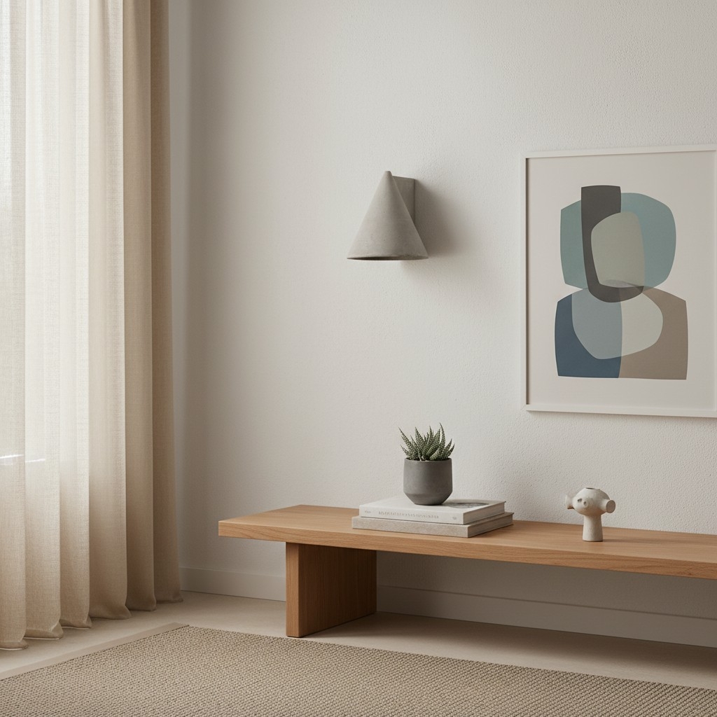 Concrellia Tapered Concrete Wall Lamp Modern - Bedroom Ambient Light T1128