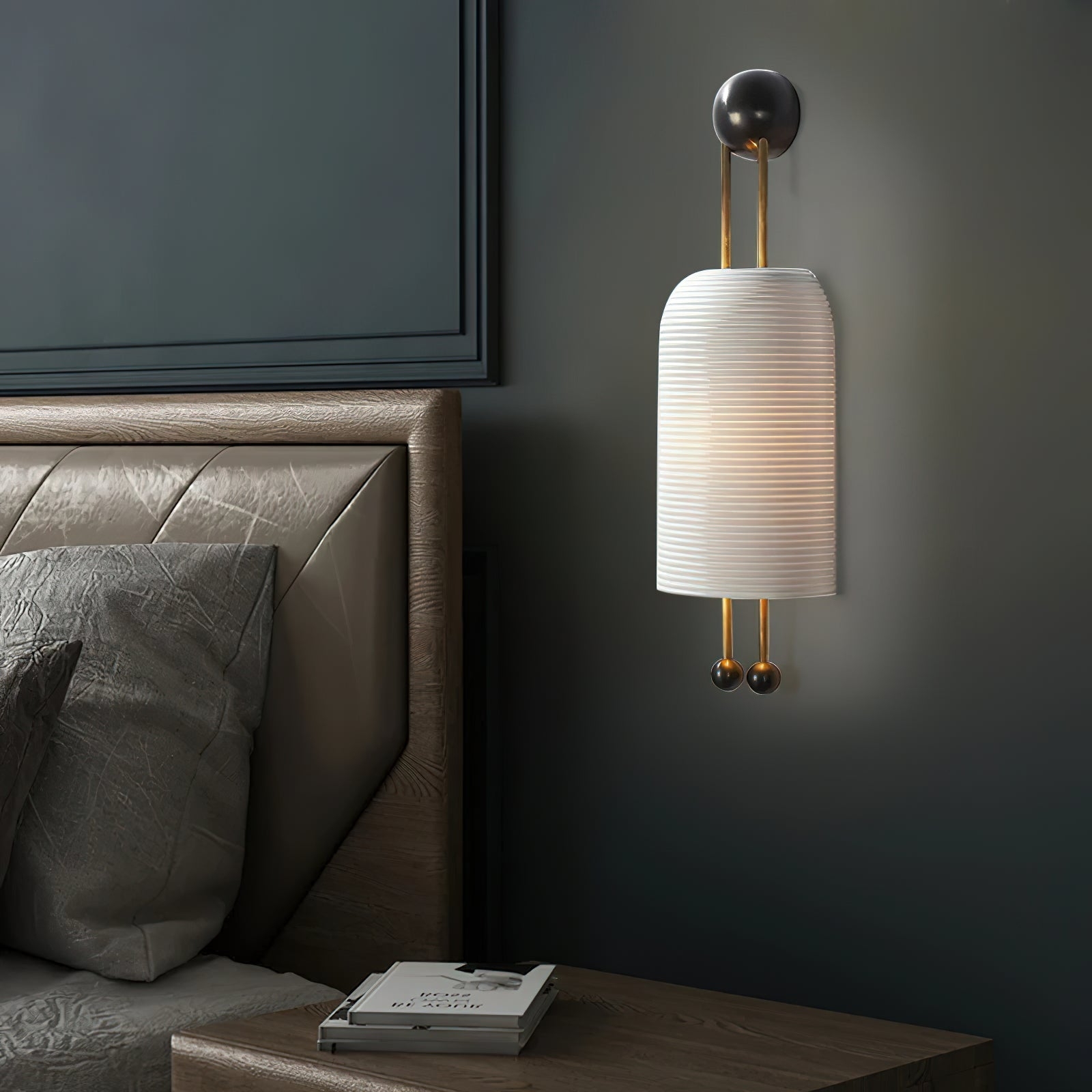 Lantern Glass Sconce T1702