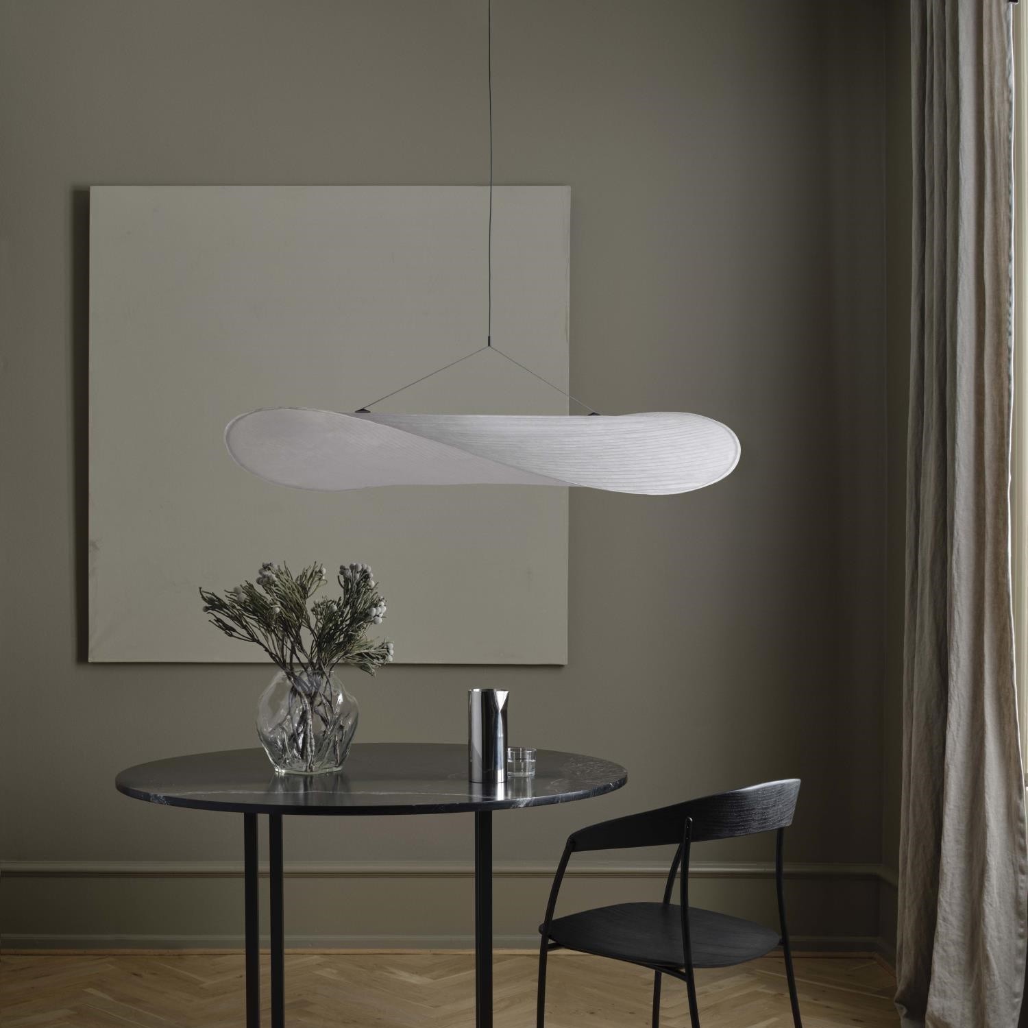 Tense Pendant Lamp - Contemporary Silk Design for Dining Area S51