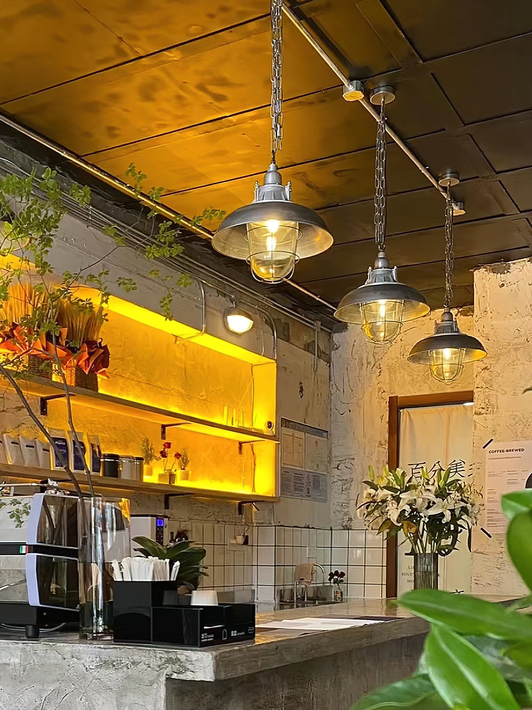 Bulkhead Cage Pendant Light T1853