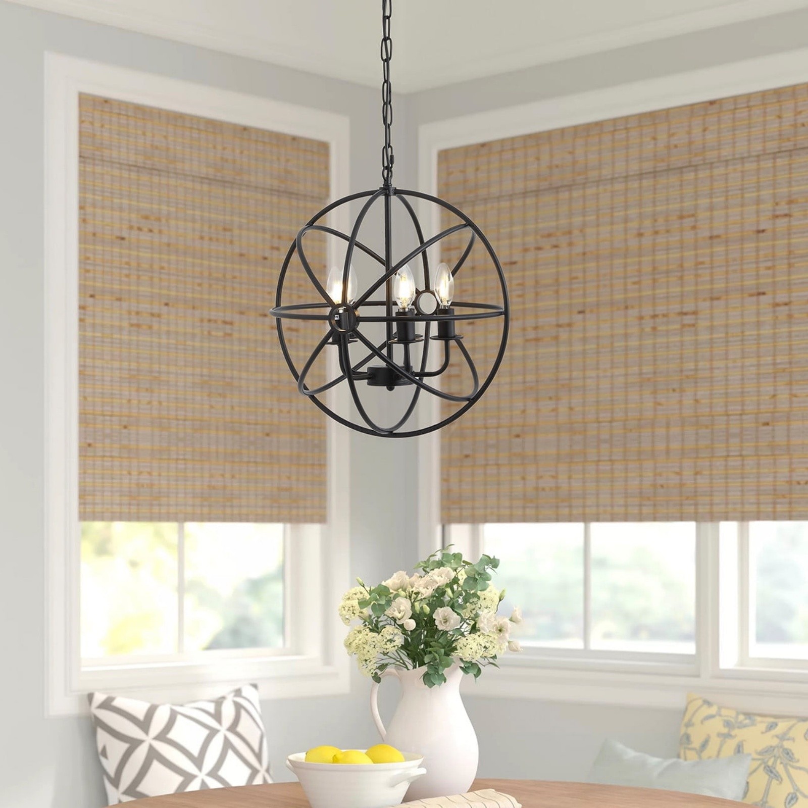 Globe Candle Chandelier