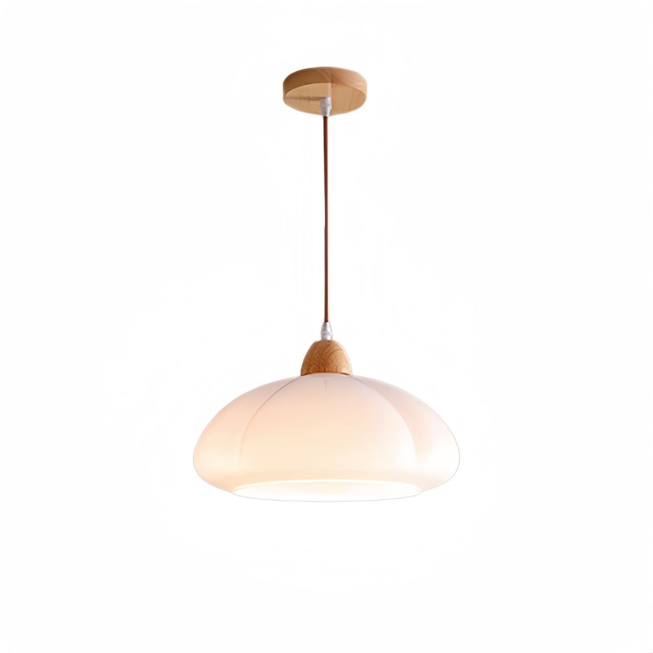 Nordic Retro Pumpkin Glass Pendant Lamp S134