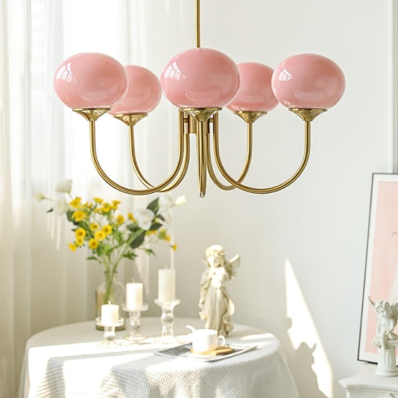 Bauhaus Glass Ball Marshmallow Chandelier S200