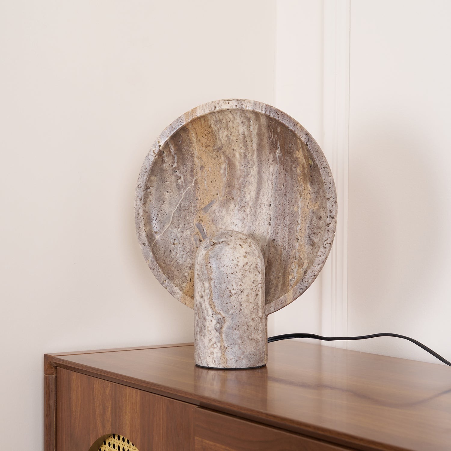 Wabi-sabi Style Eclipse Stone Table Lamp G18