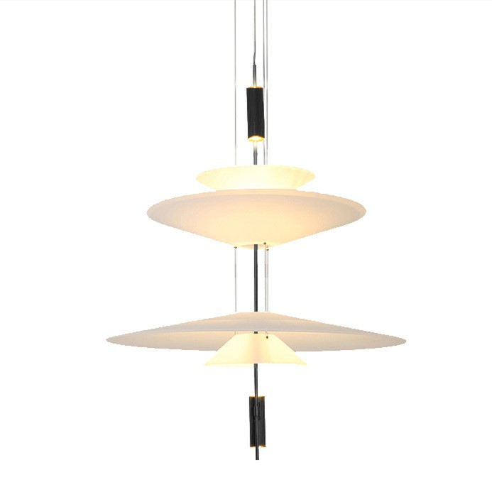 Plumeo Chandelier - Modern Layered LED Pendant for Living Room